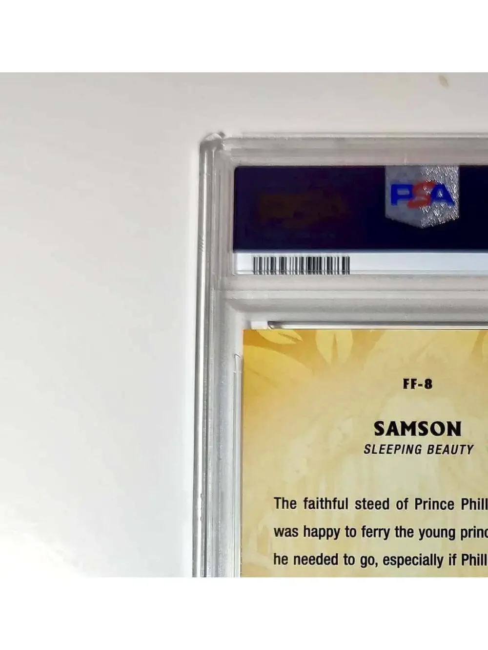 Samson 2025 Topps Disney #FF-8 Furry Friends Card Sleeping Beauty PSA 9